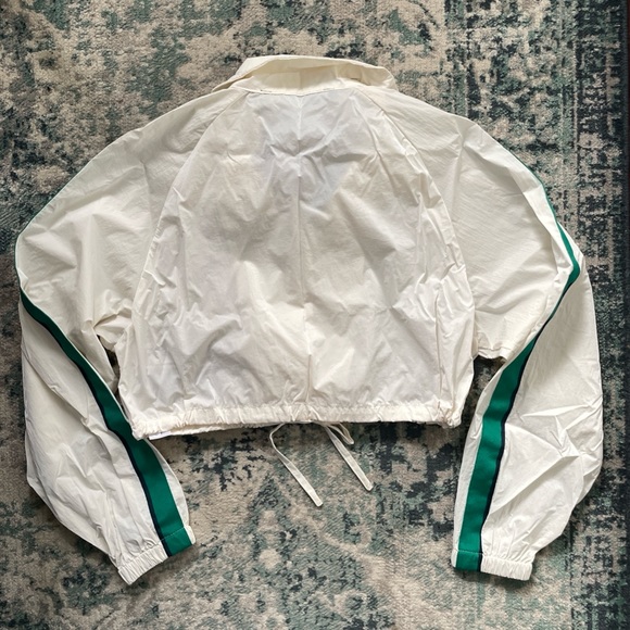 SOLD Zara Varsity Style Cropped Rain Jacket - Picture 4 of 4